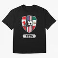North United America Shield 2026 Cup Classic T-Shirt Show Match Day Excitement for the FIFA World Cup 2026 Group Stage Journey through Messi, Neymar and Mbappe Highlights, Brazil, Portugal and Argentina Pride, Game Day Rituals, Football Legends,
