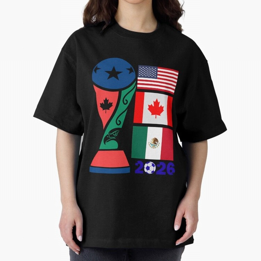 North America Football Unity 2026 Classic T-Shirt Honor the Beautiful Game during FIFA World Cup 2026 Spirit, Made for Argentina and Brazil, Messi and Cristiano Ronaldo, Match Day Excitement, Supporter Culture, Golden Goals and Global Football