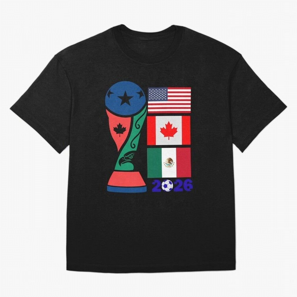 North America Football Unity 2026 Classic T-Shirt Honor the Beautiful Game during FIFA World Cup 2026 Spirit, Made for Argentina and Brazil, Messi and Cristiano Ronaldo, Match Day Excitement, Supporter Culture, Golden Goals and Global Football