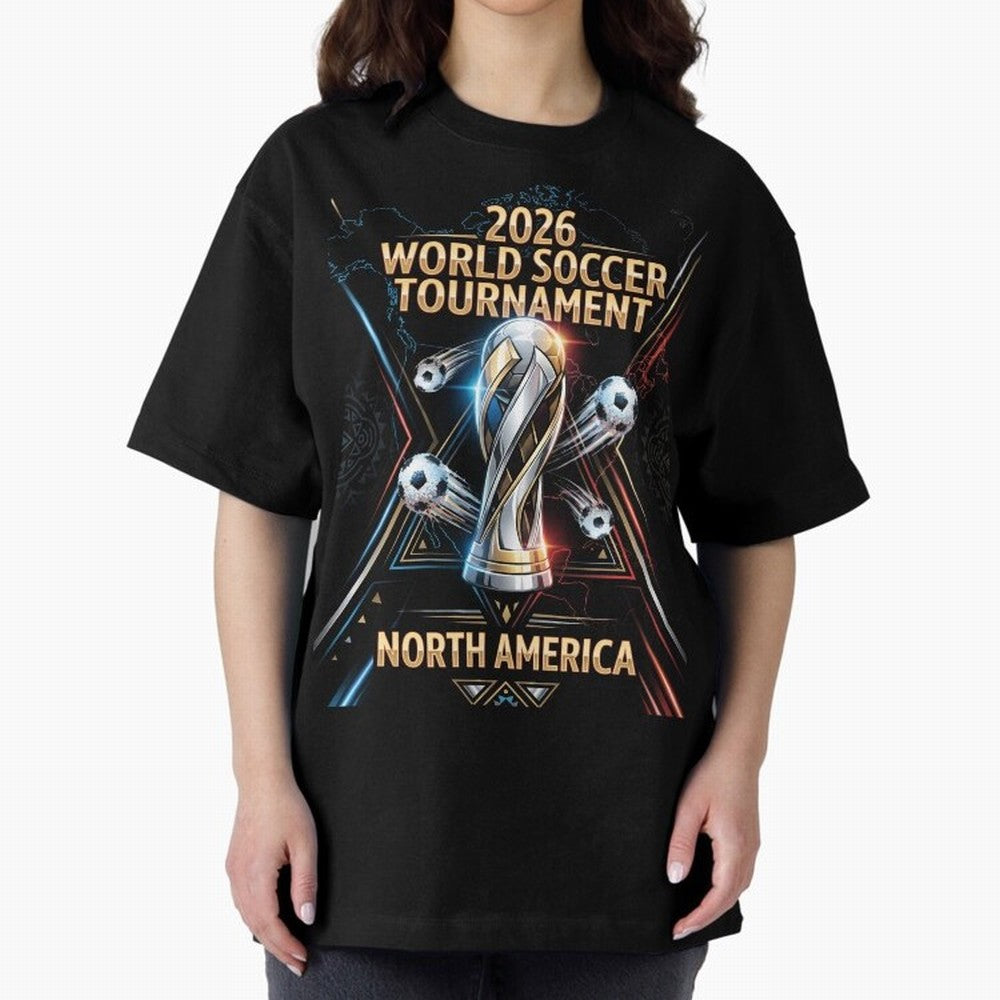 2026 FIFA Classic T-Shirt Discover FIFA World Cup 2026 USA Canada Mexico Spirit, Centered on France and Portugal, Messi and Cristiano Ronaldo, Global Supporter Spirit, Legendary Goals, National Colors and Tournament Celebration; Ideal for Fans Who