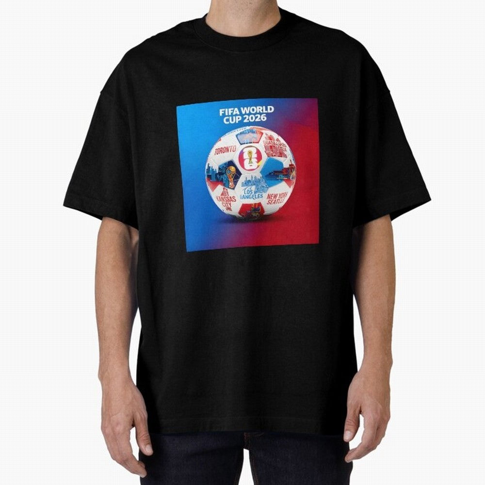 North America Football 2026 Classic T-Shirt Represent Fans Who Live for FIFA World Cup 2026 Centered on Mbappe, Brazil, Portugal and Argentina Energy, Retro Football Energy, Iconic Rivalries, Trophy Chase Drama and Stadium Atmosphere; Ideal for