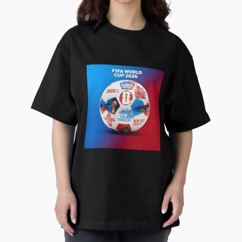 North America Football 2026 Classic T-Shirt Represent Fans Who Live for FIFA World Cup 2026 Centered on Mbappe, Brazil, Portugal and Argentina Energy, Retro Football Energy, Iconic Rivalries, Trophy Chase Drama and Stadium Atmosphere; Ideal for