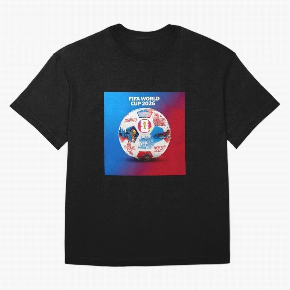 North America Football 2026 Classic T-Shirt Represent Fans Who Live for FIFA World Cup 2026 Centered on Mbappe, Brazil, Portugal and Argentina Energy, Retro Football Energy, Iconic Rivalries, Trophy Chase Drama and Stadium Atmosphere; Ideal for
