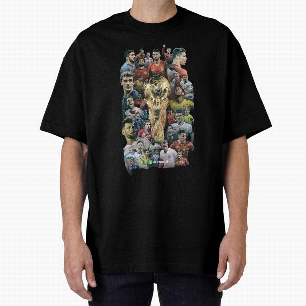 All Football Classic T-Shirt Remember Iconic Moments from Global Football Passion for FIFA World Cup 2026 USA Canada Mexico, Built around Haaland, England, Game Day Rituals, Football Legends, Country Pride and the Road to the Final; Ideal for Fans