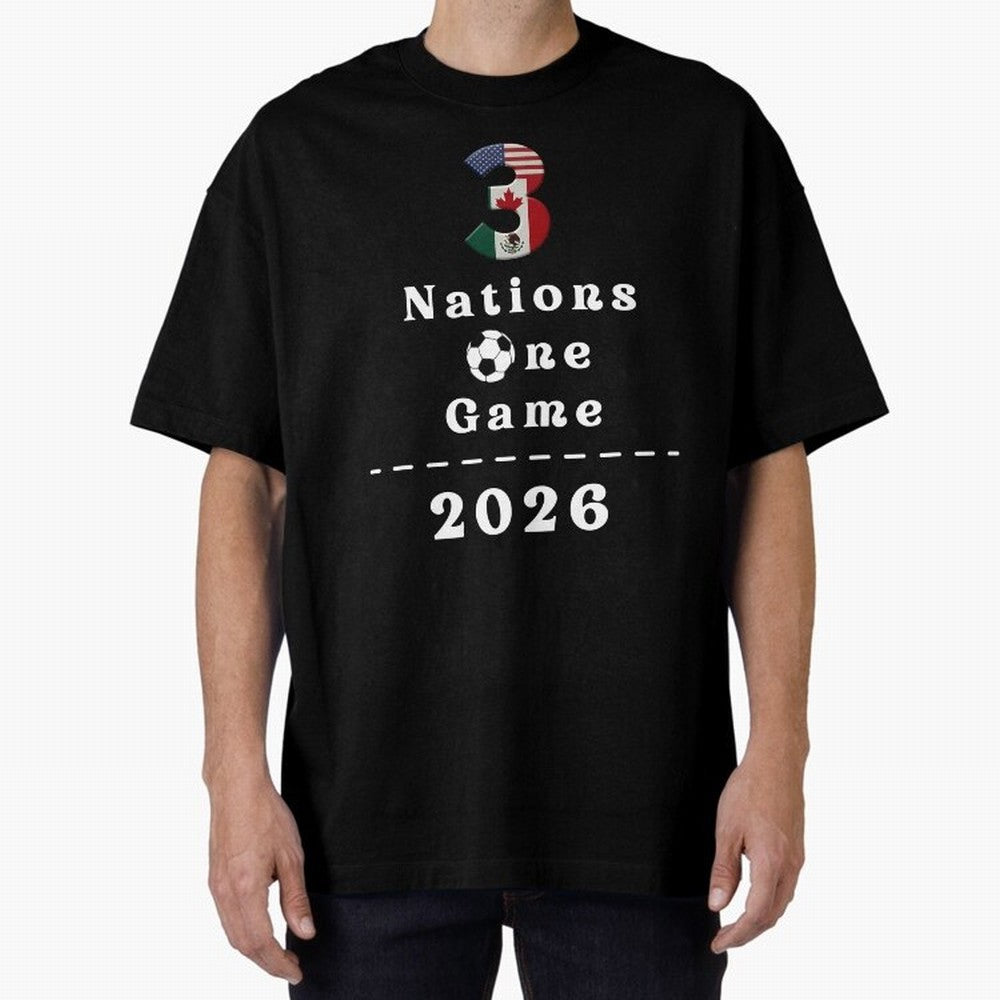 World Cup 2026 Host Nations Classic T-Shirt Celebrate Fan Favorites in Match Day Hype around FIFA World Cup 2026 Group Stage, Messi, CR7 and Mbappe, Germany, Sports Nostalgia, International Competition, Famous Players and Unforgettable Victories;