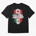 Glitched United 2026 - North America Emblem Classic T-Shirt Cheer through Every Moment of Match Day Hype around FIFA World Cup 2026, CR7 and Messi, England, France and Netherlands, Champion Mindset, Group Stage Buzz, Knockout Tension and Passionate