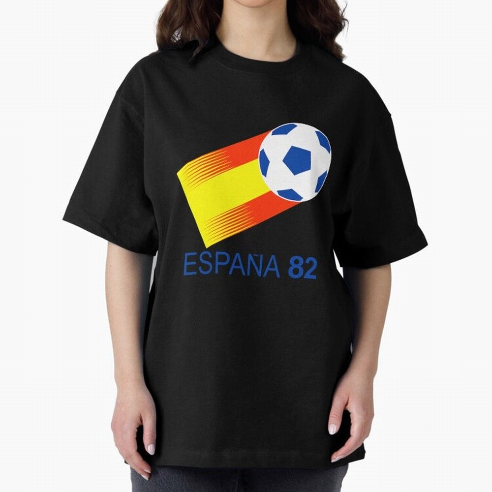 Spain Espana 82 World Cup Soccer 80s Classic T-Shirt Celebrate Supporters United by Global Football Passion for FIFA World Cup 2026, Capturing Neymar, England, Retro Football Energy, Iconic Rivalries, Trophy Chase Drama and Stadium Atmosphere;