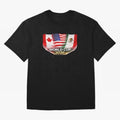World Cup 2026 North America Flags Design ¨C USA Canada Mexico Soccer Fan Graphic Classic T-Shirt Embrace Match Day Hype around FIFA World Cup 2026, Messi, CR7 and Mbappe, Brazil, Portugal and Argentina, Football Festival Excitement, Trophy
