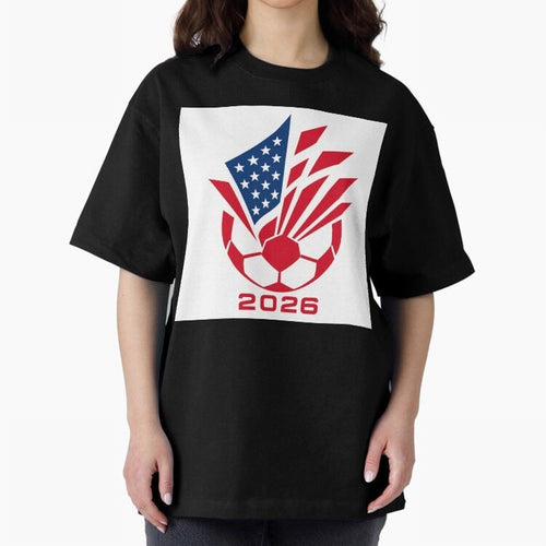 American Soccer 2026 Flag Burst Emblem Classic T-Shirt Represent FIFA World Cup 2026 Spirit, Capturing France, Messi, CR7 and Mbappe, Fan Favorite Moments, National Team Passion, Big Match Drama and Soccer History; Made for Die Hard Supporters,