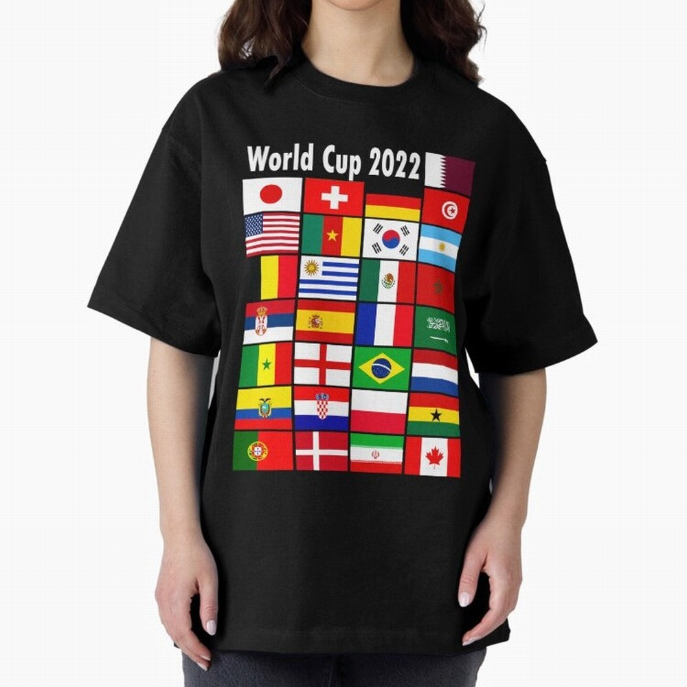 Countries Participating In The World Cup 2022 Qatar Classic T-Shirt Keep Football History Alive during FIFA World Cup 2026 for Fans of Messi and Argentina, France and Brazil, Bringing Champion Mindset, Group Stage Buzz, Knockout Tension and