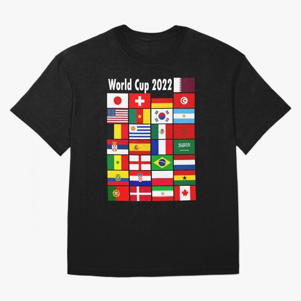 Countries Participating In The World Cup 2022 Qatar Classic T-Shirt Keep Football History Alive during FIFA World Cup 2026 for Fans of Messi and Argentina, France and Brazil, Bringing Champion Mindset, Group Stage Buzz, Knockout Tension and