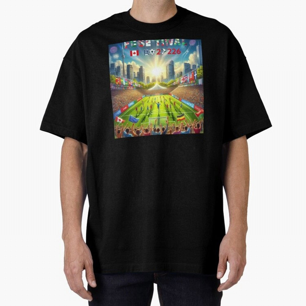 TORONTO SOCCER FESTIVAL 2026 Classic T-Shirt Support Your Favorite Stars during FIFA World Cup 2026 Group Stage for Fans of Messi and Portugal, Bringing Football History, Final Match Energy, Crowd Noise and Once in a Lifetime Moments; Ideal for