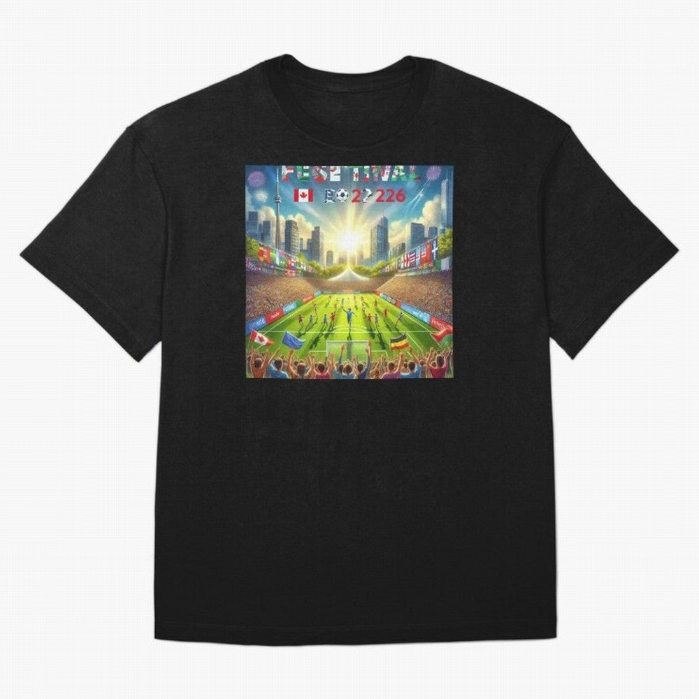 TORONTO SOCCER FESTIVAL 2026 Classic T-Shirt Support Your Favorite Stars during FIFA World Cup 2026 Group Stage for Fans of Messi and Portugal, Bringing Football History, Final Match Energy, Crowd Noise and Once in a Lifetime Moments; Ideal for