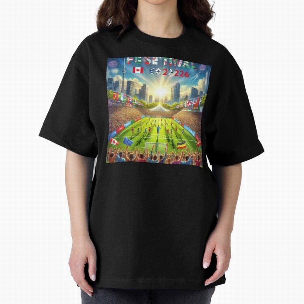 TORONTO SOCCER FESTIVAL 2026 Classic T-Shirt Support Your Favorite Stars during FIFA World Cup 2026 Group Stage for Fans of Messi and Portugal, Bringing Football History, Final Match Energy, Crowd Noise and Once in a Lifetime Moments; Ideal for
