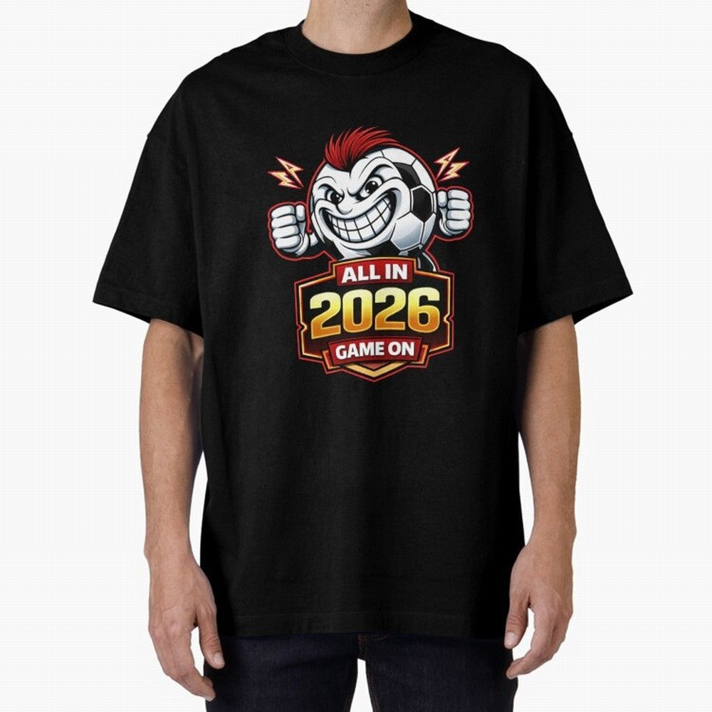 All in 2026 soccer fan design Classic T-Shirt Bring a Champion Mindset to FIFA World Cup 2026 Connected to Neymar, Haaland and Cristiano Ronaldo, Argentina and Brazil Energy, Supporter Pride, Iconic Celebrations, Legendary Names and Global Match