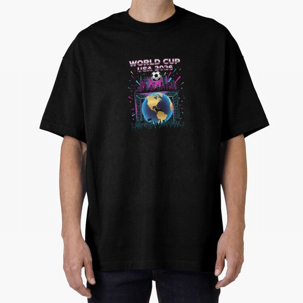 World Cup USA 2026 - Retro Soccer City Celebration Classic T-Shirt Build Match Day Hype around FIFA World Cup 2026 USA Canada Mexico, Cristiano Ronaldo, Haaland and CR7, Argentina, Retro Football Energy, Iconic Rivalries, Trophy Chase Drama and