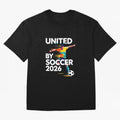 United by Soccer 2026 Football Fan Hoodie International Cup Style Graphic Classic T-Shirt Follow the Road to Global Football Passion for FIFA World Cup 2026 Group Stage, Centered on Cristiano Ronaldo, Haaland and CR7, Portugal, Game Day Rituals,