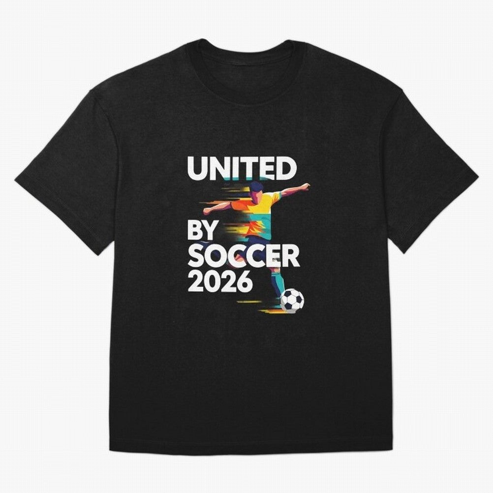United by Soccer 2026 Football Fan Hoodie International Cup Style Graphic Classic T-Shirt Follow the Road to Global Football Passion for FIFA World Cup 2026 Group Stage, Centered on Cristiano Ronaldo, Haaland and CR7, Portugal, Game Day Rituals,