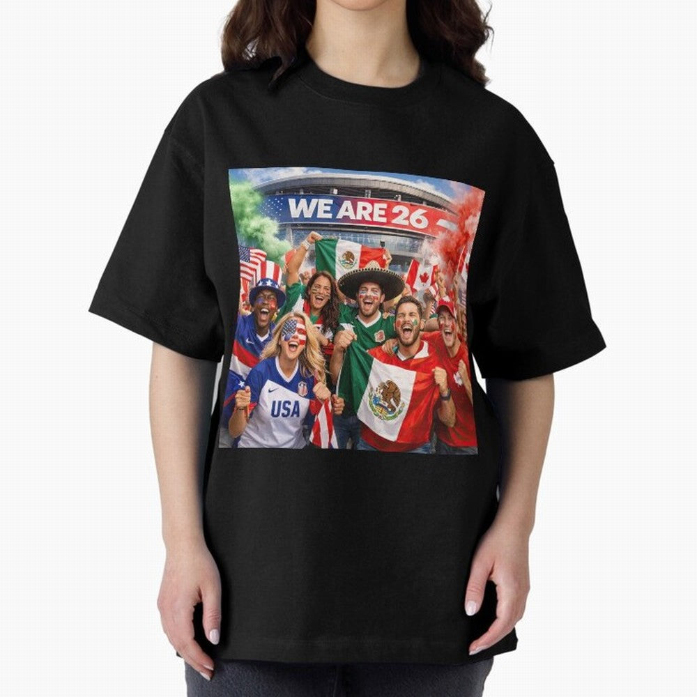 2026 FIFA World Cup Celebration Classic T-Shirt Support Global Football Passion for FIFA World Cup 2026, Celebrating Cristiano Ronaldo, Argentina, France and Brazil, Football History, Final Match Energy, Crowd Noise and Once in a Lifetime Moments;