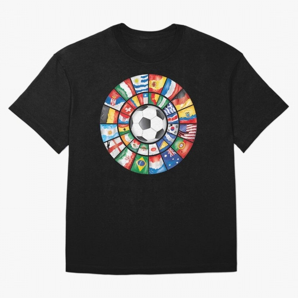 International Football Classic T-Shirt Celebrate Rivalries and Pride in the FIFA World Cup 2026 Journey through Mbappe Highlights, England Pride, Football Festival Excitement, Trophy Ambitions, Country Rivalries and Star Player Buzz; Created for
