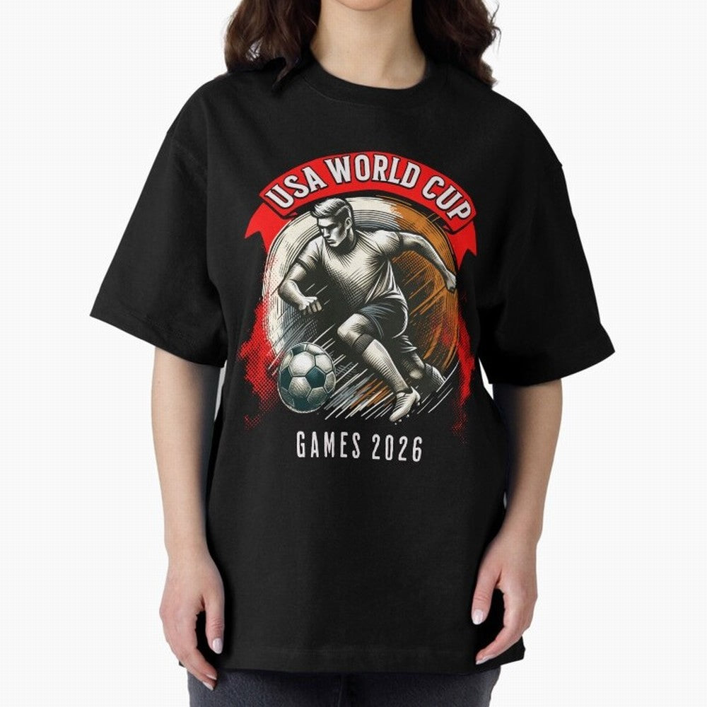USA World Cup Classic T-Shirt Experience FIFA World Cup 2026 USA Canada Mexico Spirit, Filled with Germany, CR7, Supporter Pride, Iconic Celebrations, Legendary Names and Global Match Day Energy; Ideal for Passionate Fans Who Love Underdog Stories,