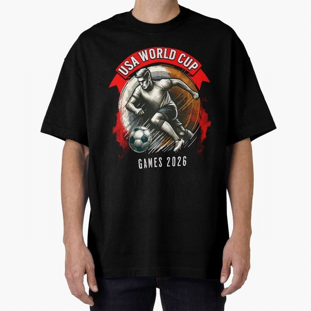 USA World Cup Classic T-Shirt Experience FIFA World Cup 2026 USA Canada Mexico Spirit, Filled with Germany, CR7, Supporter Pride, Iconic Celebrations, Legendary Names and Global Match Day Energy; Ideal for Passionate Fans Who Love Underdog Stories,