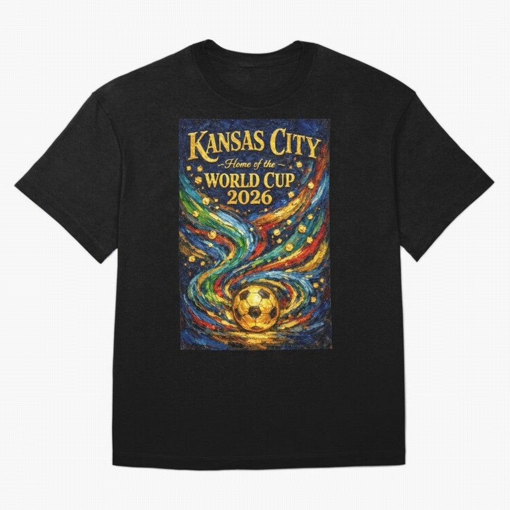 Kansas City Home of the World Cup 2026 Soccer Fan ¡ª Moody Jewel Art Print Classic T-Shirt Share Match Day Hype around FIFA World Cup 2026 USA Canada Mexico, Mbappe and Neymar, Portugal, Spain and Germany, Game Day Rituals, Football Legends,
