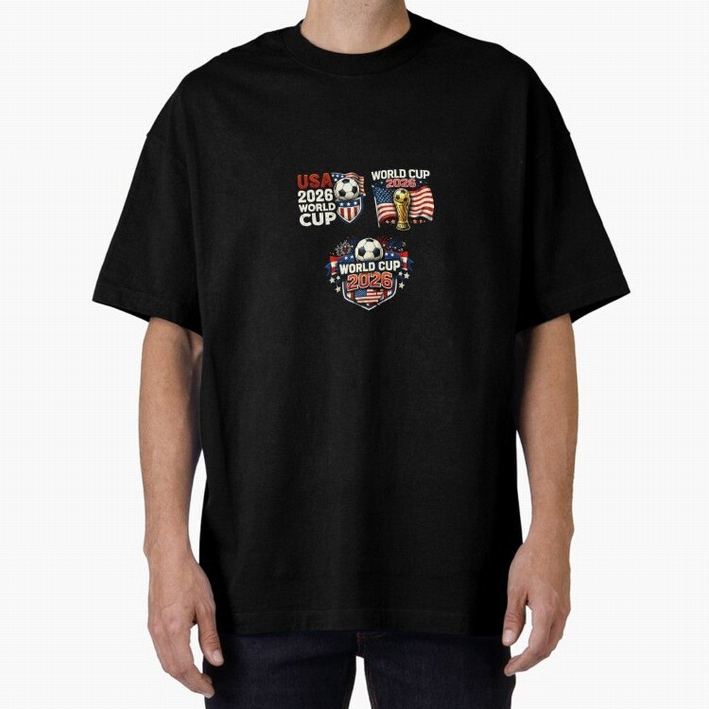 World Cup 2026 USA T-Shirt ¨C Soccer Football Fan Design | America Host Edition Classic T-Shirt Follow Every Goal of Global Football Passion for FIFA World Cup 2026 Group Stage, with Cristiano Ronaldo, Haaland and CR7, England, Tournament Hype,