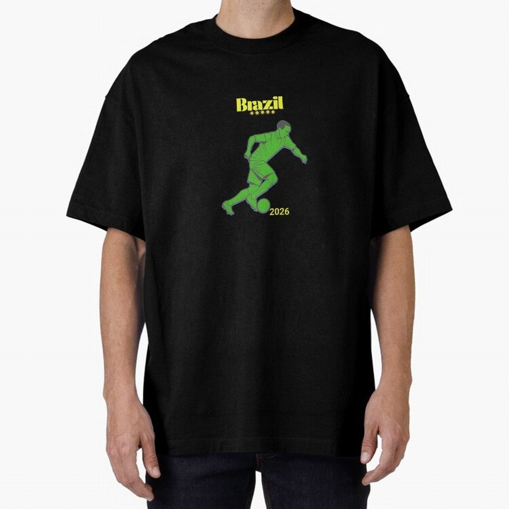 Brazil Soccer Classic T-Shirt Make Your Look Match Global Football Passion for FIFA World Cup 2026 Group Stage, Built around Haaland, Germany, Supporter Pride, Iconic Celebrations, Legendary Names and Global Match Day Energy; Perfect for Supporters