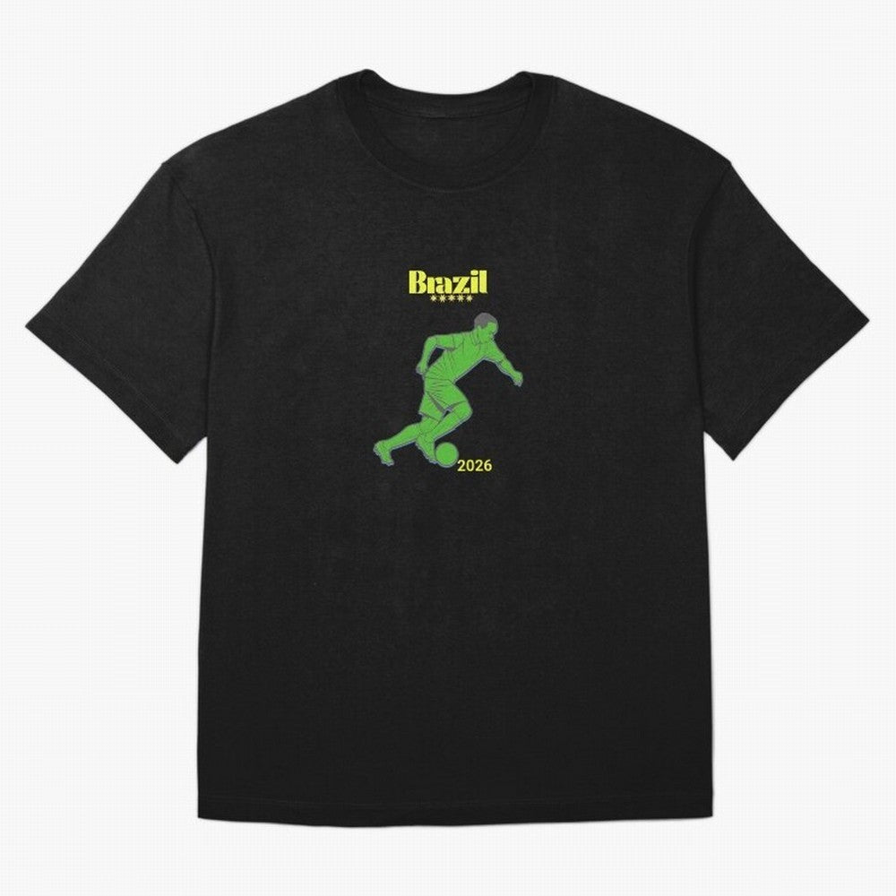 Brazil Soccer Classic T-Shirt Make Your Look Match Global Football Passion for FIFA World Cup 2026 Group Stage, Built around Haaland, Germany, Supporter Pride, Iconic Celebrations, Legendary Names and Global Match Day Energy; Perfect for Supporters