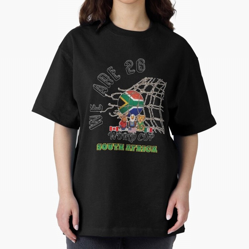 World cup 26 - South Africa Classic T-Shirt Carry FIFA World Cup 2026 Group Stage Featuring Neymar, Haaland and Cristiano Ronaldo, Argentina Energy, Football History, Final Match Energy, Crowd Noise and Once in a Lifetime Moments; Great for