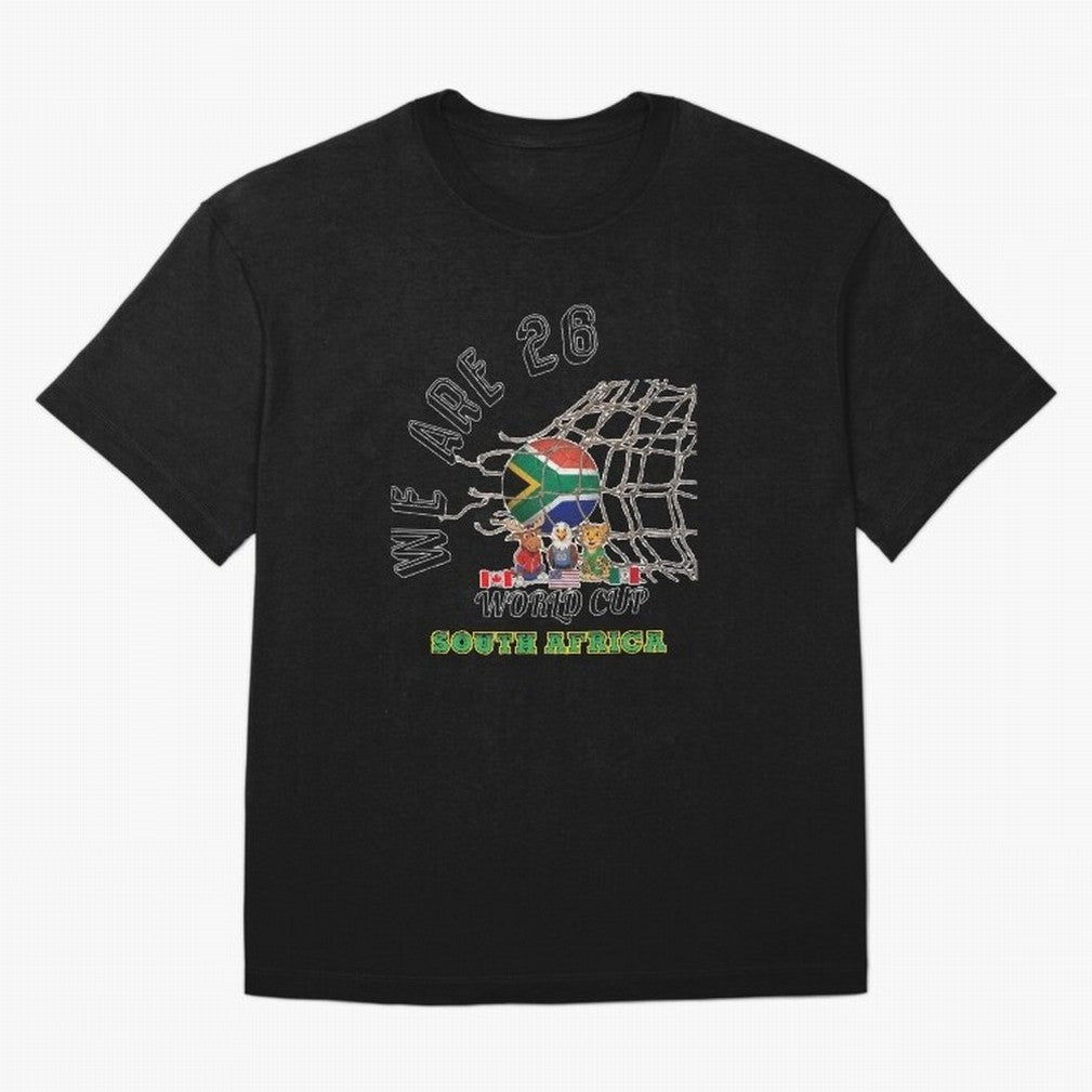 World cup 26 - South Africa Classic T-Shirt Carry FIFA World Cup 2026 Group Stage Featuring Neymar, Haaland and Cristiano Ronaldo, Argentina Energy, Football History, Final Match Energy, Crowd Noise and Once in a Lifetime Moments; Great for