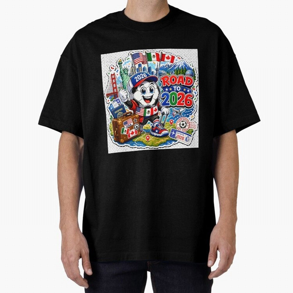Road to 2026 Football Travel Classic T-Shirt Treasure FIFA World Cup 2026 USA Canada Mexico Spirit, Made for Spain, Haaland, Classic Soccer Heritage, Championship Pressure, Fan Loyalty and International Pride; Made for Die Hard Supporters, Soccer