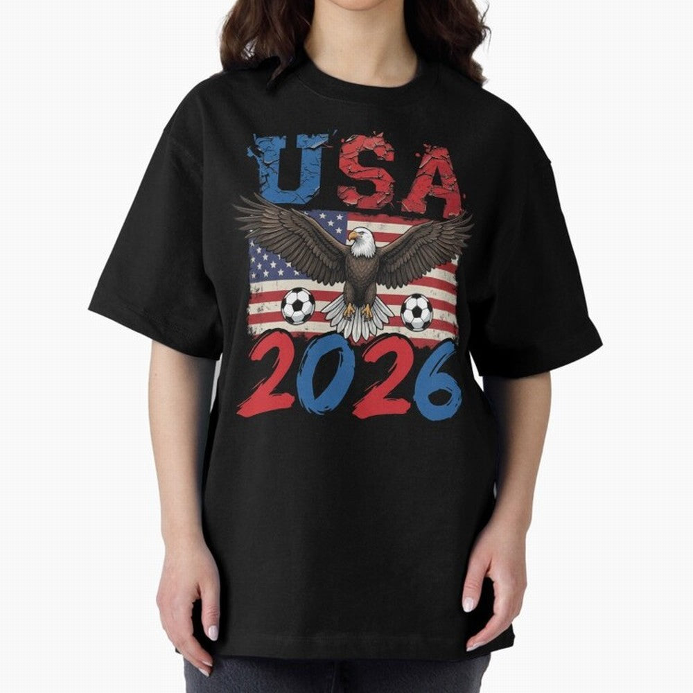 USA world cup 2026 soccer fan Classic T-Shirt Follow the Road to FIFA World Cup 2026 Group Stage Inspired by Haaland, Brazil, Portugal and Argentina Energy, Stadium Chants, National Pride, Trophy Dreams and Unforgettable Football Memories; Created