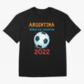Argentina, 2022 World Cup Champion Classic T-Shirt Follow FIFA World Cup 2026 Group Stage for Fans of Messi and Spain and Netherlands, Bringing Stadium Memories, Football Loyalty, International Chants and Championship Tradition; Ideal for