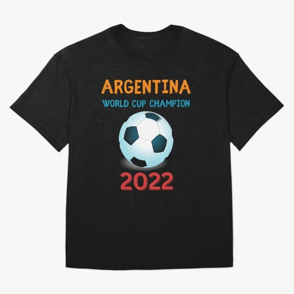 Argentina, 2022 World Cup Champion Classic T-Shirt Follow FIFA World Cup 2026 Group Stage for Fans of Messi and Spain and Netherlands, Bringing Stadium Memories, Football Loyalty, International Chants and Championship Tradition; Ideal for