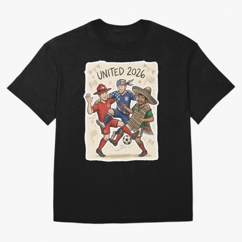 USA Canada Mexico Football Fans Classic T-Shirt Feel the Roar of FIFA World Cup 2026 Built around Neymar, Haaland and Cristiano Ronaldo, Spain and Netherlands Energy, Match Day Excitement, Supporter Culture, Golden Goals and Global Football