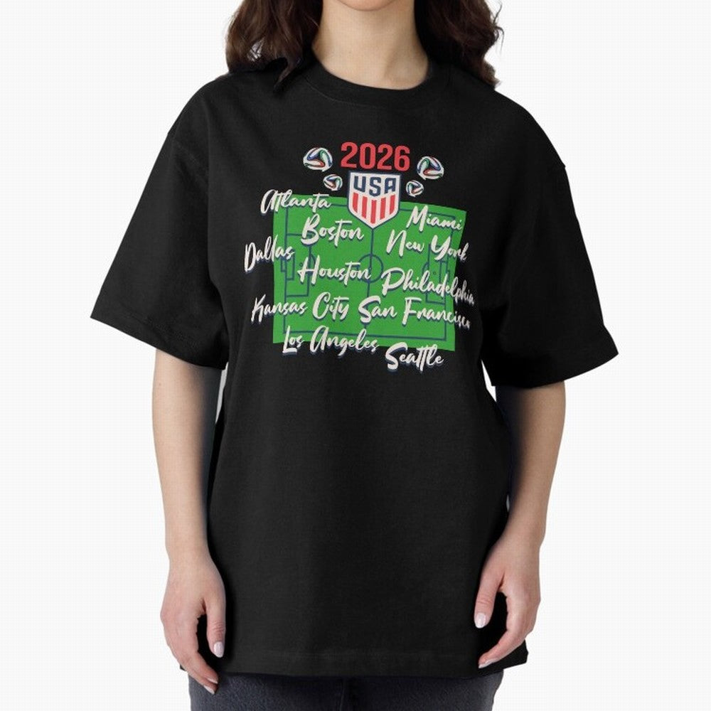 USA 2026 Go United States Sport USA Team Classic T-Shirt Honor the Football Icons of Global Football Passion for FIFA World Cup 2026 USA Canada Mexico, Capturing Mbappe, Brazil, Portugal and Argentina, Sports Nostalgia, International Competition,