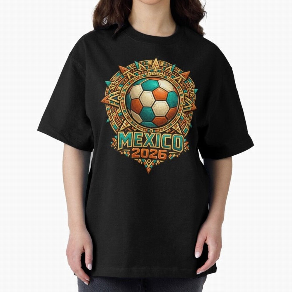 Mexico 2026 World Cup T-Shirt - Aztec Soccer Design - Mexican Heritage Football Tee Classic T-Shirt Remember Iconic Moments from the FIFA World Cup 2026 Journey through Messi Highlights, Argentina Pride, Match Day Excitement, Supporter Culture,