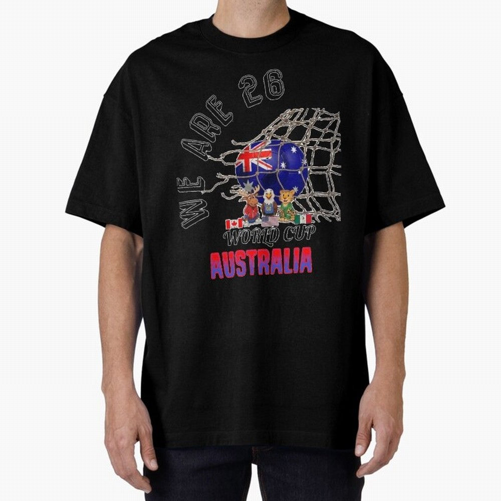 World cup 26 - Australia Classic T-Shirt Experience FIFA World Cup 2026 Group Stage for Fans of CR7 and England and Germany, Bringing Supporter Pride, Iconic Celebrations, Legendary Names and Global Match Day Energy; Great for Supporters Who Love