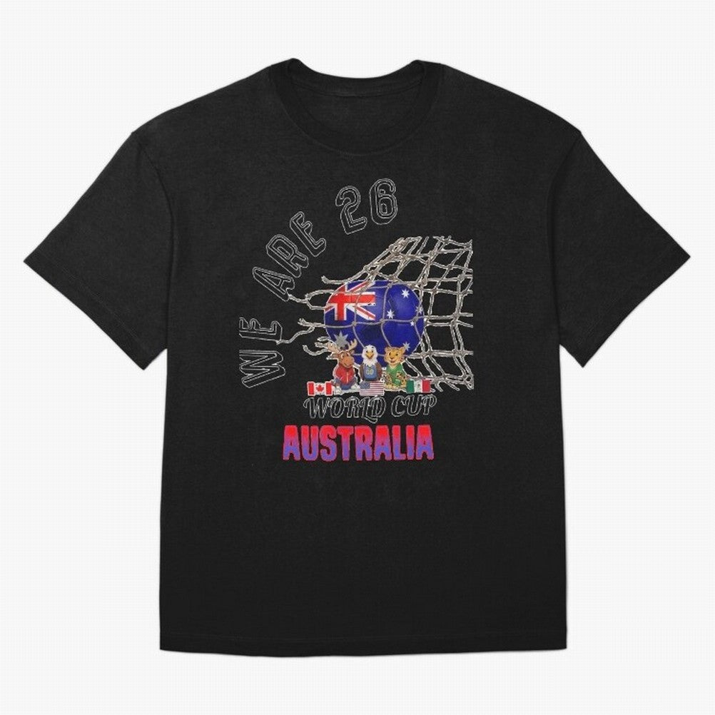 World cup 26 - Australia Classic T-Shirt Experience FIFA World Cup 2026 Group Stage for Fans of CR7 and England and Germany, Bringing Supporter Pride, Iconic Celebrations, Legendary Names and Global Match Day Energy; Great for Supporters Who Love