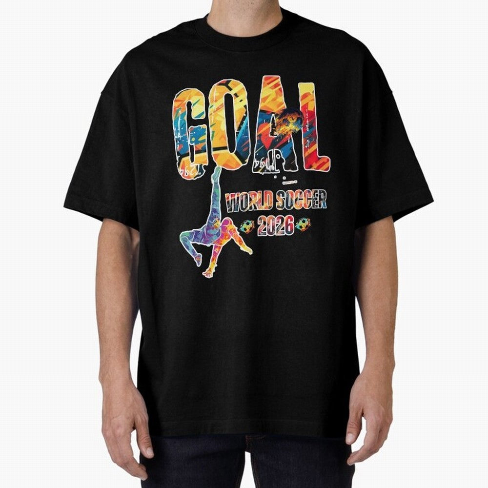 Goal World Soccer Championship 2026 Classic T-Shirt Capture Stadium Memories from FIFA World Cup 2026 Group Stage Built around Neymar, Germany Energy, Classic Soccer Heritage, Championship Pressure, Fan Loyalty and International Pride; Perfect for