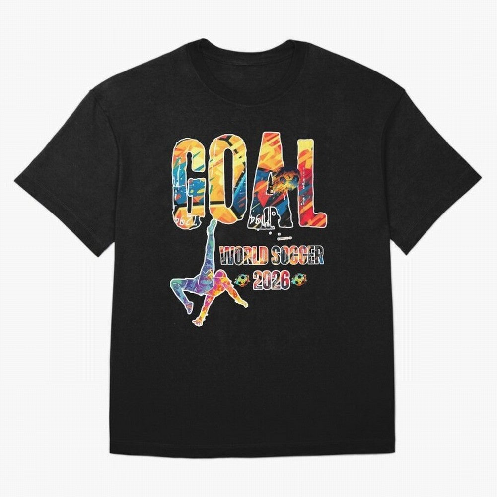 Goal World Soccer Championship 2026 Classic T-Shirt Capture Stadium Memories from FIFA World Cup 2026 Group Stage Built around Neymar, Germany Energy, Classic Soccer Heritage, Championship Pressure, Fan Loyalty and International Pride; Perfect for