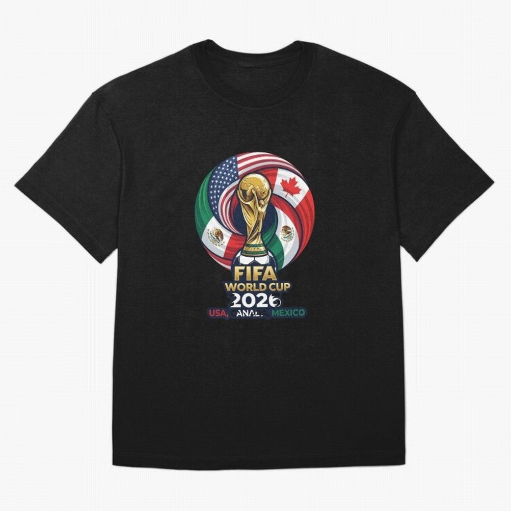 Glossy Host Nations Trophy Shield Classic T-Shirt Honor Football Greatness during FIFA World Cup 2026 Spirit, Built around Argentina, Mbappe and Neymar, Football Festival Excitement, Trophy Ambitions, Country Rivalries and Star Player Buzz; Ideal