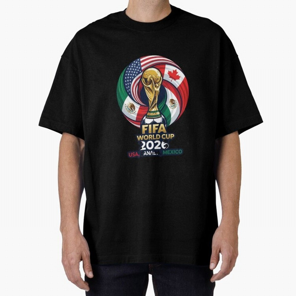 Glossy Host Nations Trophy Shield Classic T-Shirt Honor Football Greatness during FIFA World Cup 2026 Spirit, Built around Argentina, Mbappe and Neymar, Football Festival Excitement, Trophy Ambitions, Country Rivalries and Star Player Buzz; Ideal
