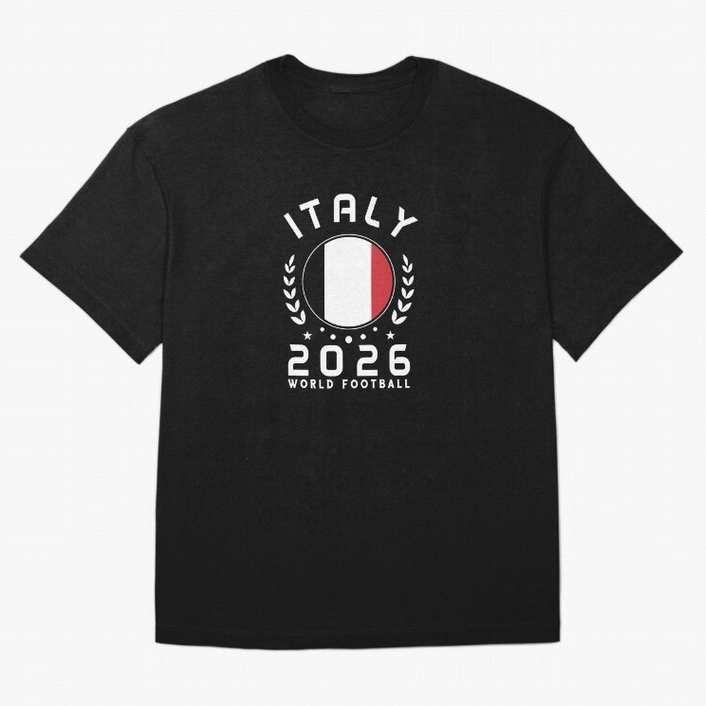 World Cup 2026 Italy Football Fan Italian Supporter T-Shirt_88563599 Classic T-Shirt Make Your Look Match the FIFA World Cup 2026 Journey through Mbappe and Neymar Highlights, France Pride, Retro Football Energy, Iconic Rivalries, Trophy Chase