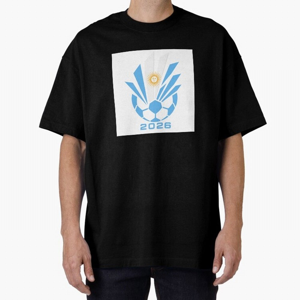 Argentina Soccer 2026 Sun Burst Emblem Classic T-Shirt Discover Match Day Hype around FIFA World Cup 2026 USA Canada Mexico, Neymar, Germany, Soccer Culture, Superstar Moments, National Team Dreams and Competitive Fire; Ideal for Passionate Fans