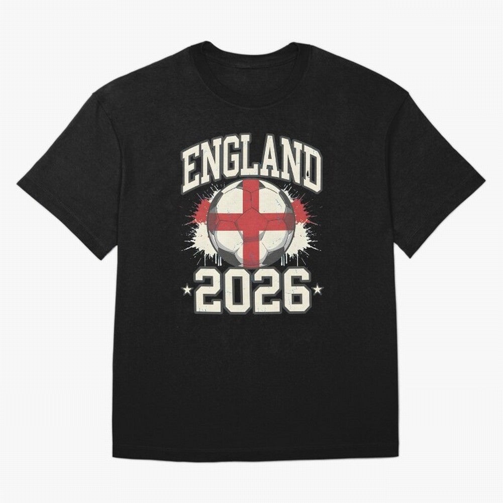 England 2026 World Cup for Football Fans and Teams Classic T-Shirt Share the Excitement of FIFA World Cup 2026 Group Stage Built around Haaland and Mbappe, Argentina and Brazil Energy, Soccer Culture, Superstar Moments, National Team Dreams and