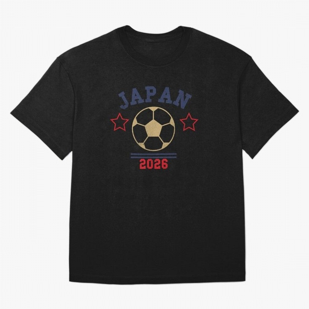 Japan 2026 ¡ª Vintage Soccer Tee Classic T-Shirt Show Championship Spirit for FIFA World Cup 2026 for Fans of Mbappe and Neymar and Brazil, Portugal and Argentina, Bringing Classic Soccer Heritage, Championship Pressure, Fan Loyalty and