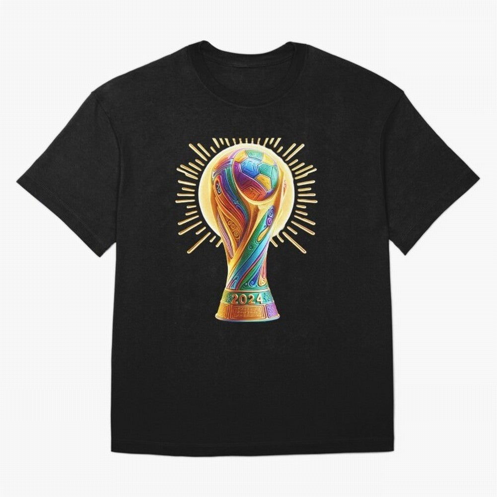 Golden Illuminating Cup Classic T-Shirt Celebrate Soccer Greatness during FIFA World Cup 2026 Group Stage Spirit, Built around Portugal, Spain and Germany, Cristiano Ronaldo, Retro Football Energy, Iconic Rivalries, Trophy Chase Drama and Stadium